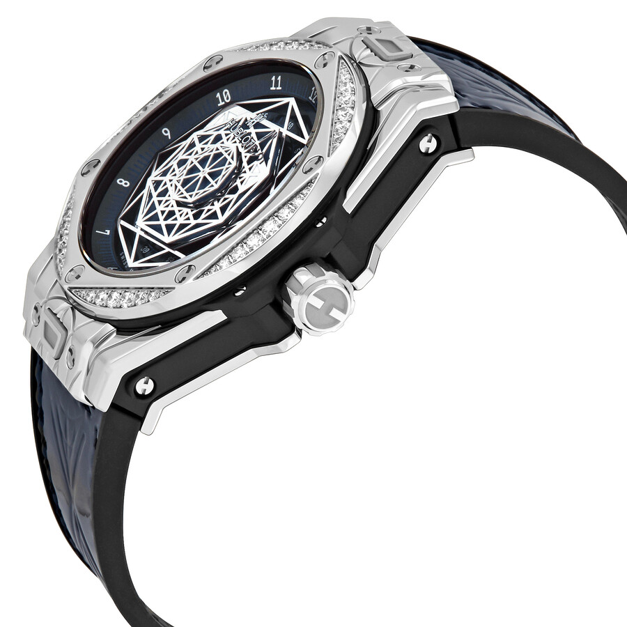 Replica Hublot Big Bang Sang Bleu Diamond Blue Dial Ladies Watch 465.SS.7179.VR.1204.MXM19 - Image 2