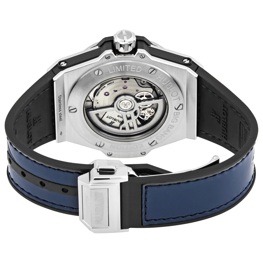 Replica Hublot Big Bang Sang Bleu Diamond Blue Dial Ladies Watch 465.SS.7179.VR.1204.MXM19 - Image 3