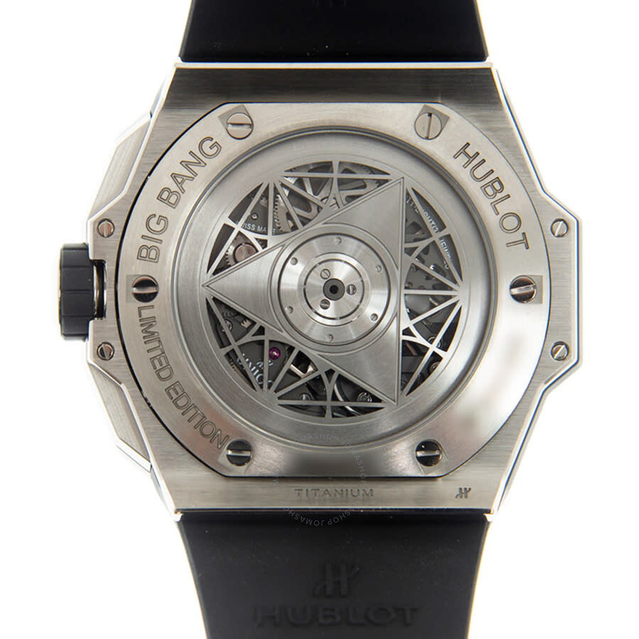 Replica Hublot Big Bang Sang Bleu II Titanium Chronograph Automatic Blue Dial Men's Watch 418.NX.5107.RX.MXM20 - Image 4