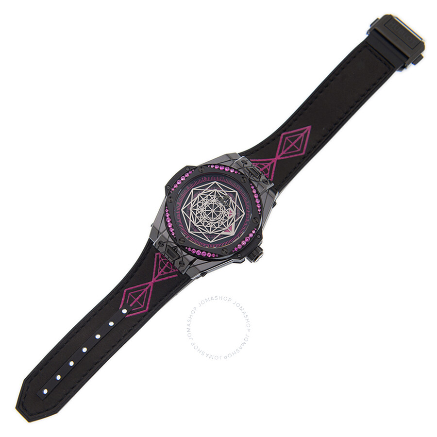 Replica Hublot Big Bang Sang Bleu Limted Edition Automatic Diamond Black and Pink Dial Men's Watch 465.CS.1119.VR.1233.MXM18 - Image 2