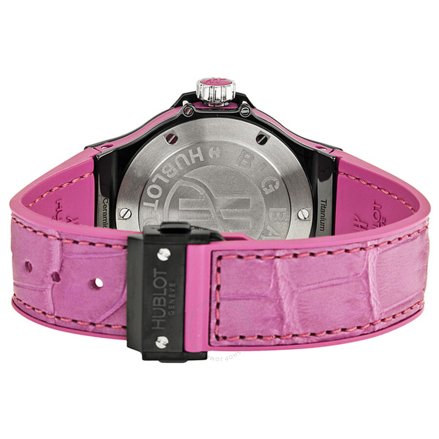 Replica Hublot Big Bang Tutti Fruitti Amethyst Black Ceramic Purple Leather Ladies Watch 361.CV.1110.LR.1905 - Image 3