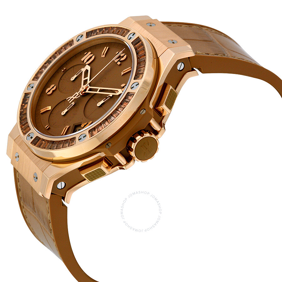 Replica Hublot Big Bang Tutti Frutti Tan Dial Chronograph 18kt Rose Gold Unisex Watch 341PA5390LR1918 - Image 2