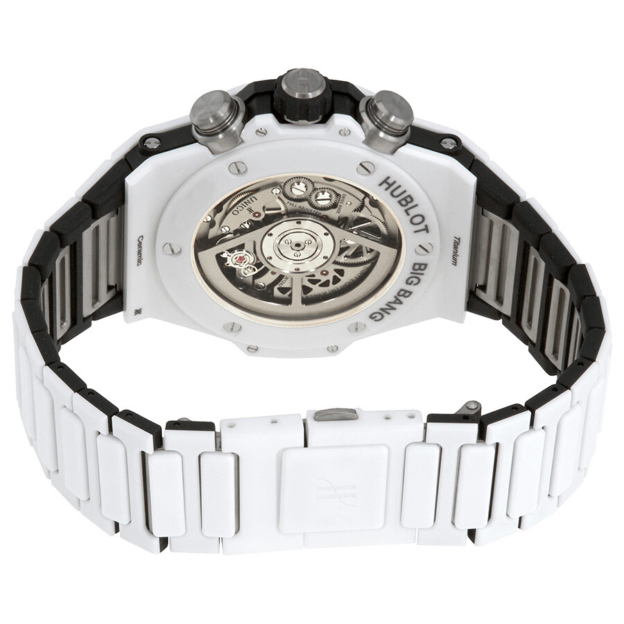 Replica Hublot Big Bang Unico Automatic Men's White Ceramic Watch 411.HX.1170.HX - Image 3