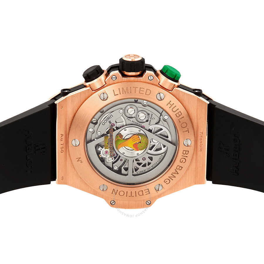 Replica Hublot Big Bang Unico Bi-Retrograde FIFA World Cup Rose Gold Men's Watch 412OQ1128RX - Image 5