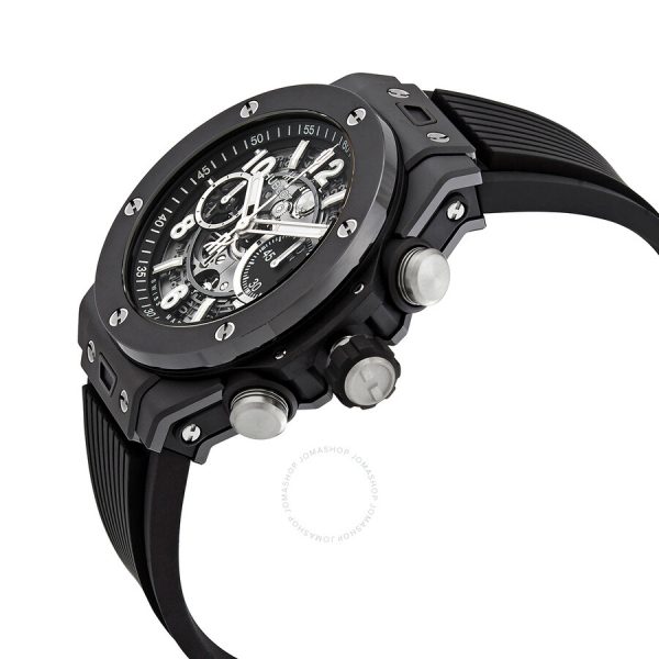 Replica Hublot Big Bang Unico Black Magic Chronograph Automatic Silver Dial Men's Watch 421CI1170RX - Image 2