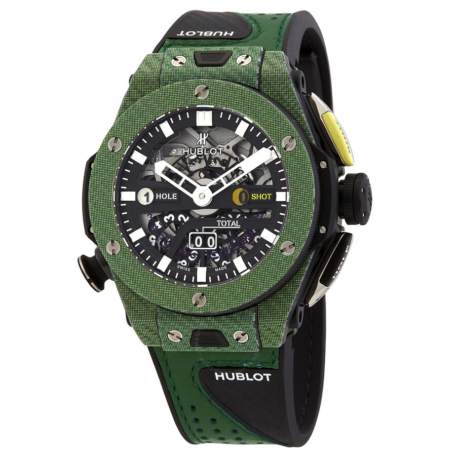 Replica Hublot Big Bang Unico Green Carbon Automatic Men's Watch 416.YG.5220.VR