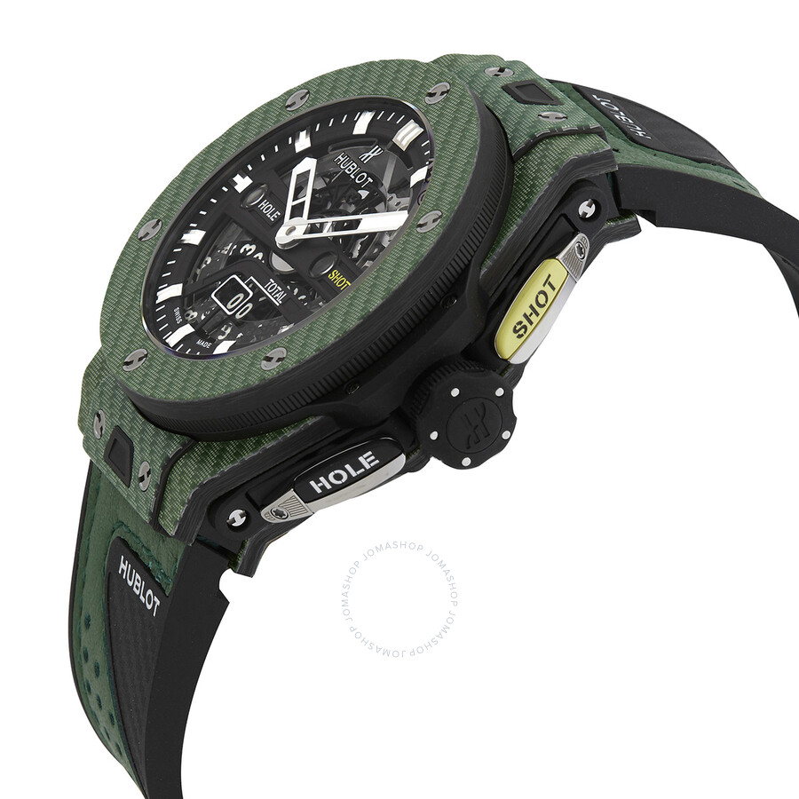 Replica Hublot Big Bang Unico Green Carbon Automatic Men's Watch 416.YG.5220.VR - Image 2