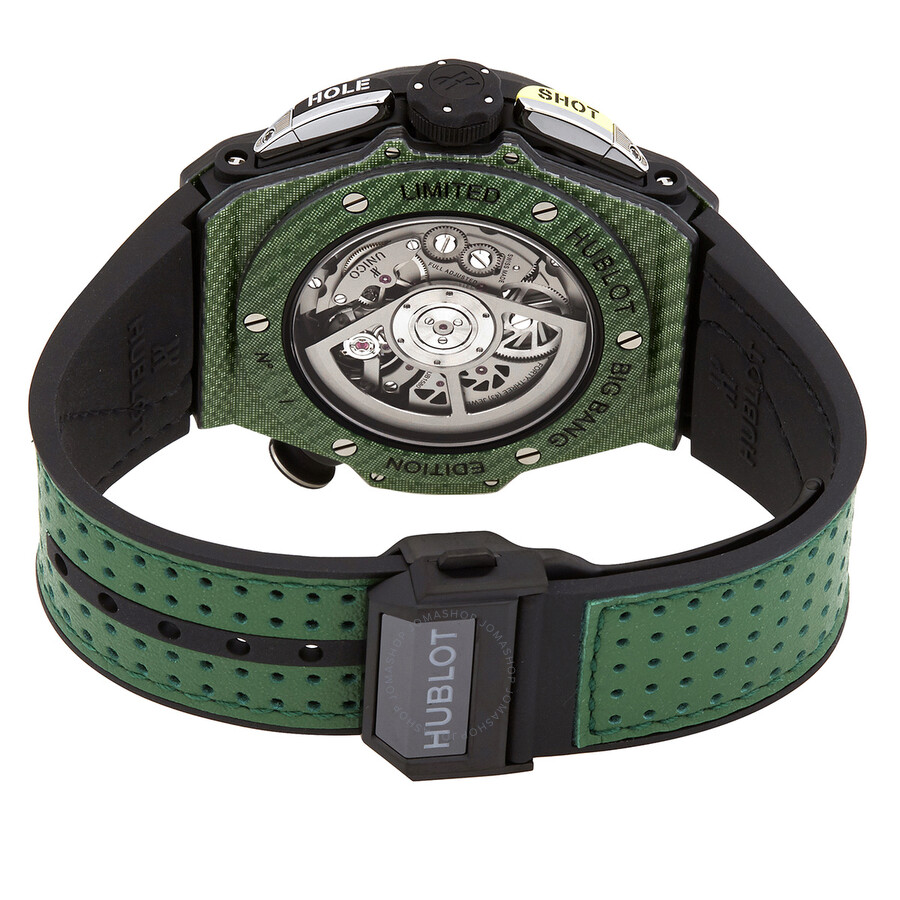 Replica Hublot Big Bang Unico Green Carbon Automatic Men's Watch 416.YG.5220.VR - Image 3