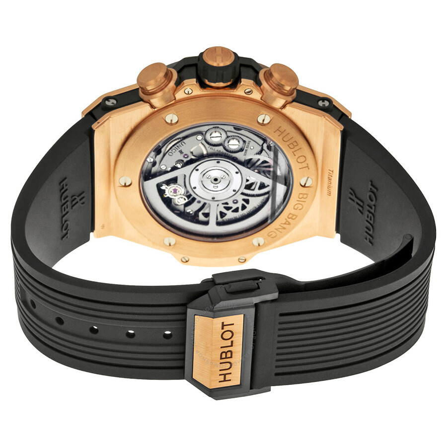 Replica Hublot Big Bang Unico King Gold Ceramic Skeletal Dial Men's Watch 411.OM.1180.RX - Image 3