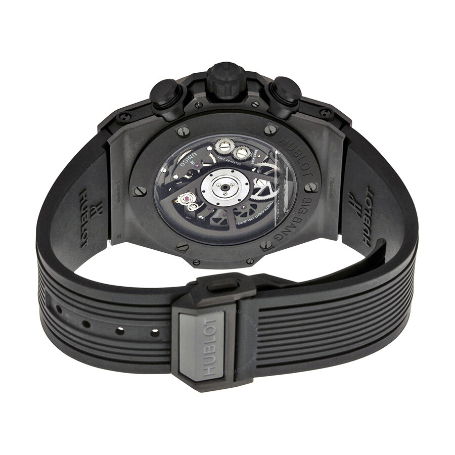 Replica Hublot Big Bang Unico Magic Automatic Gold Skeleton Dial Black Rubber Men's Watch 411CM1138RX - Image 3