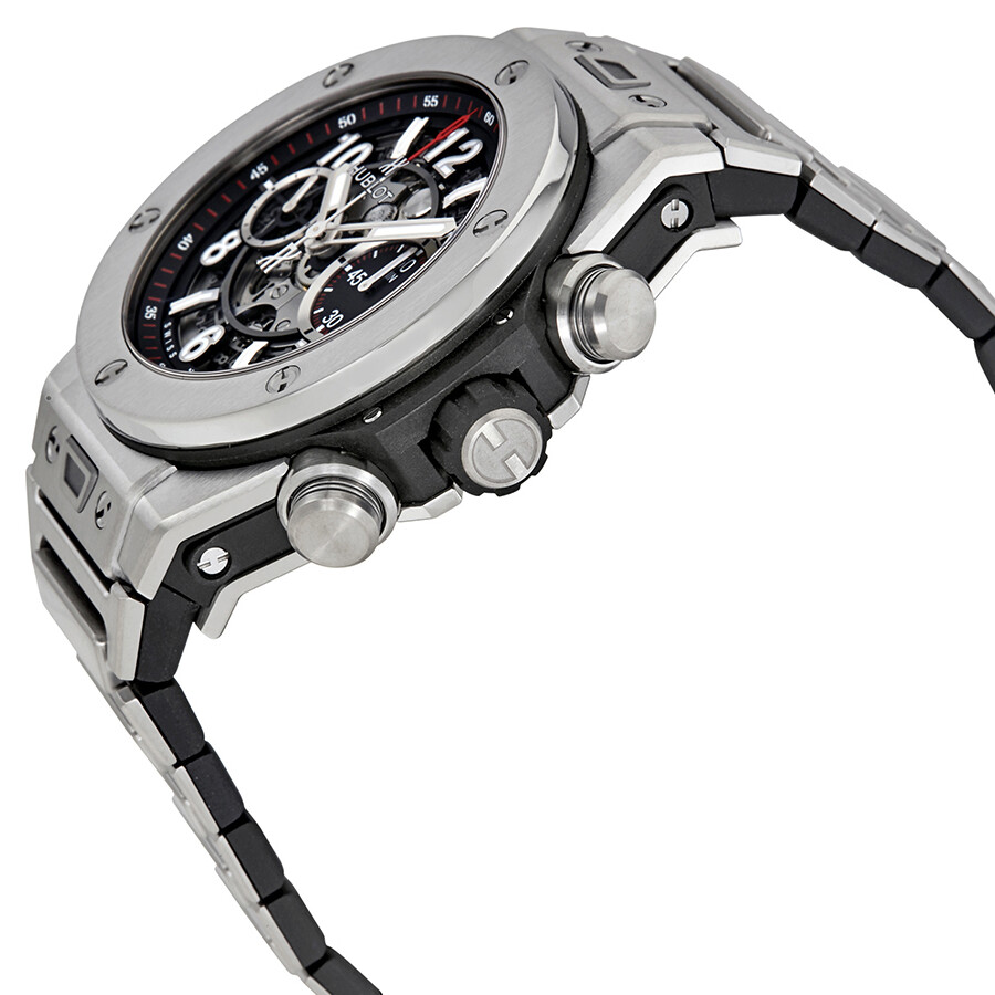 Replica Hublot Big Bang Unico Mat Black Skeleton Dial Chronograph Men's Watch 411.NX.1170.NX - Image 2