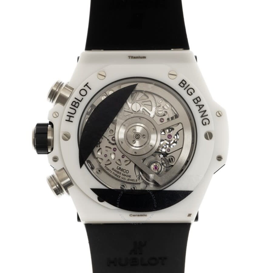 Replica Hublot Big Bang Unico White Ceramic Chronograph Automatic Men's Watch 441.HX.1171.RX - Image 4