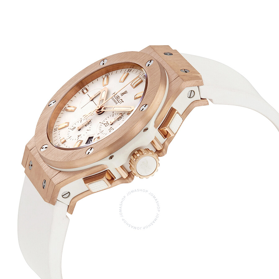 Replica Hublot Big Bang White Dial 18kt Rose Gold Automatic Chronograph Men's Watch 301-PE-2180-RW - Image 2