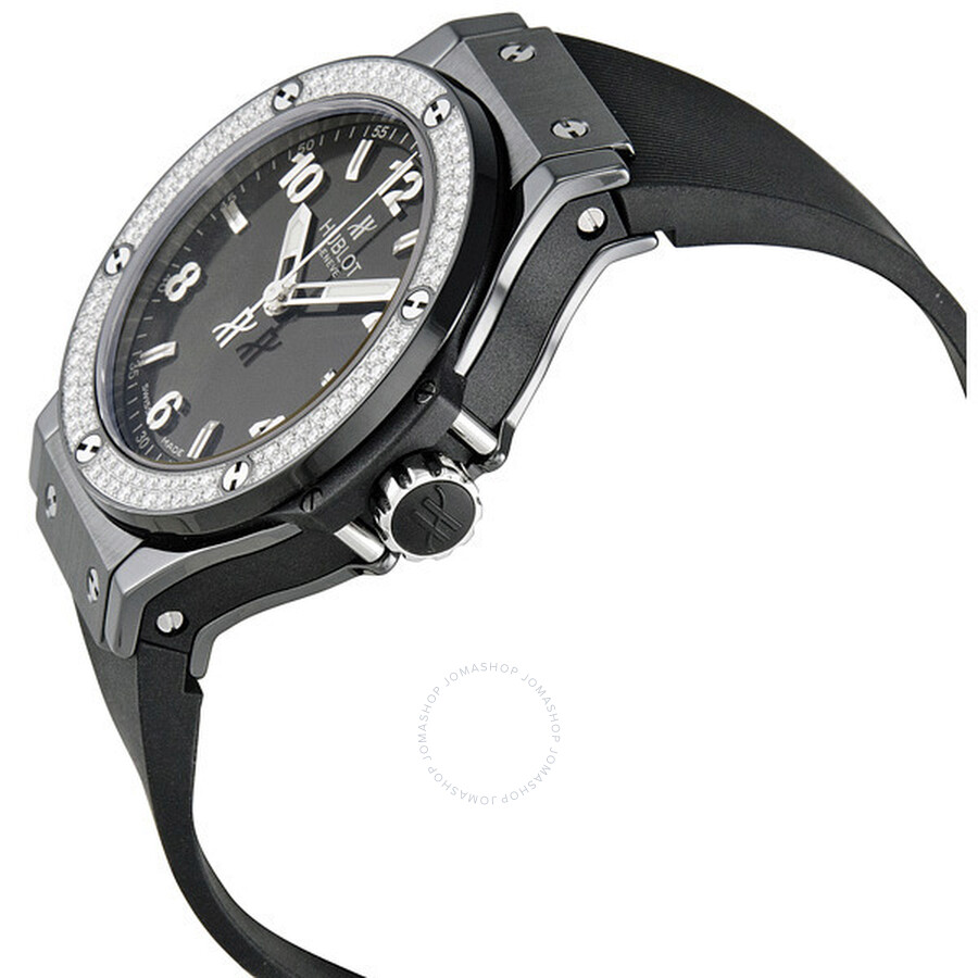 Replica Hublot Black Magic Black Dial Black Rubber Ladies Watch 361.CV.1270.RX.1104 - Image 2