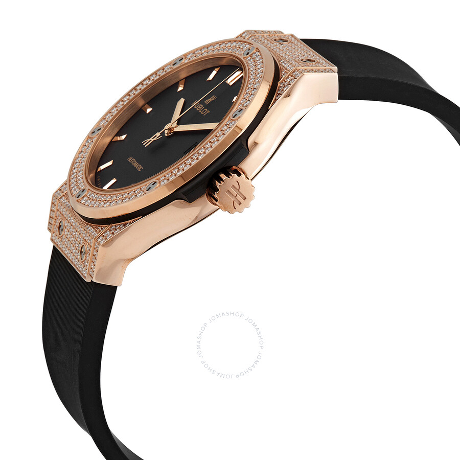 Replica Hublot Classic Fusion 18K Rose Gold Automatic Black Dial Watch 542OX1181RX1704 - Image 2