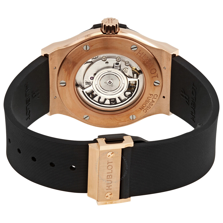 Replica Hublot Classic Fusion 18K Rose Gold Automatic Black Dial Watch 542OX1181RX1704 - Image 3