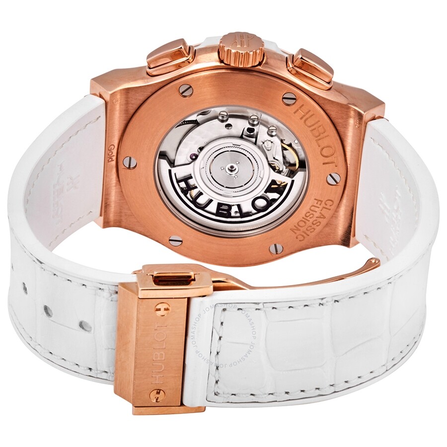 Replica Hublot Classic Fusion 18kt Rose Gold Diamonds Chronograph Automatic Ladies Watch 541.OE.2080.LR.1104 - Image 3