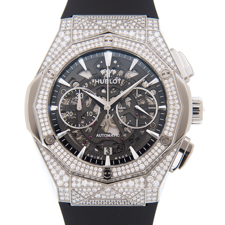 Replica Hublot Classic Fusion Aerofusion Orlinski Titanium Pave Chronograph Automatic Men's Watch 525.NX.0170.RX.1804.ORL18