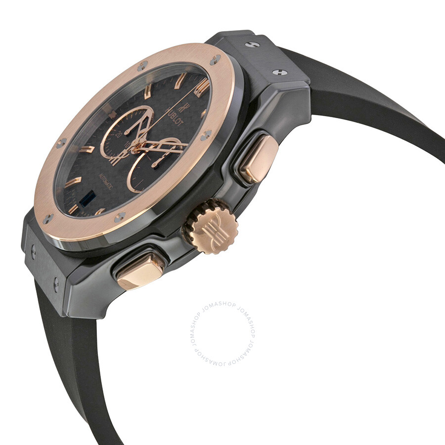 Replica Hublot Classic Fusion Automatic Black Carbon Fiber Dial Black Rubber Men's Watch 541.CO.1780.RX - Image 2