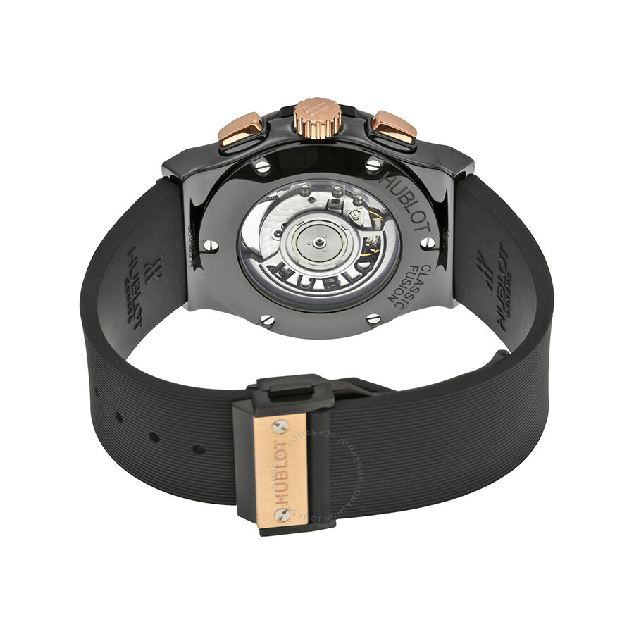 Replica Hublot Classic Fusion Automatic Black Carbon Fiber Dial Black Rubber Men's Watch 541.CO.1780.RX - Image 3