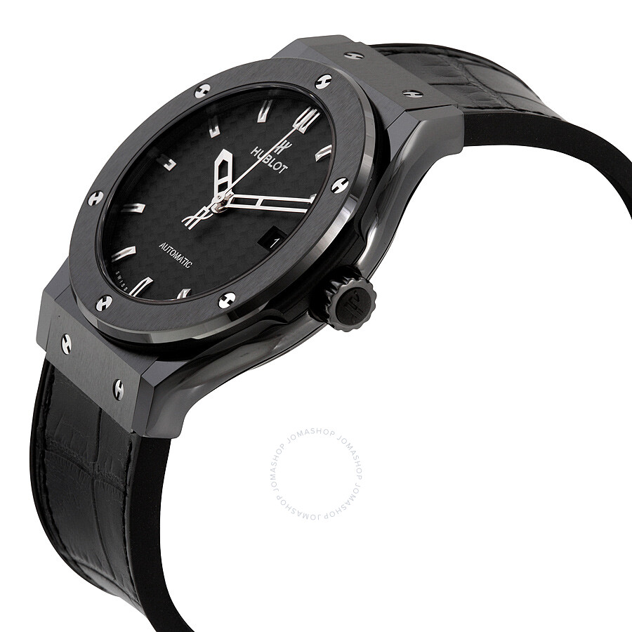 Replica Hublot Classic Fusion Automatic Black Dial Black Ceramic Men's Watch 542.CM.1770.LR - Image 2