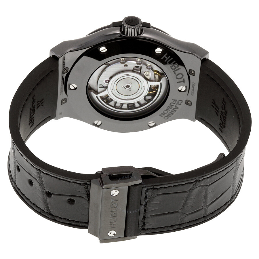 Replica Hublot Classic Fusion Automatic Black Dial Black Ceramic Men's Watch 542.CM.1770.LR - Image 3