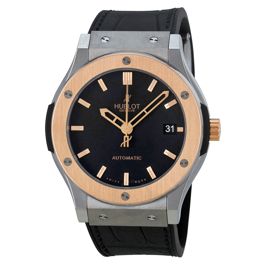 Replica Hublot Classic Fusion Automatic Black Dial Men's Watch 511NO1180LR