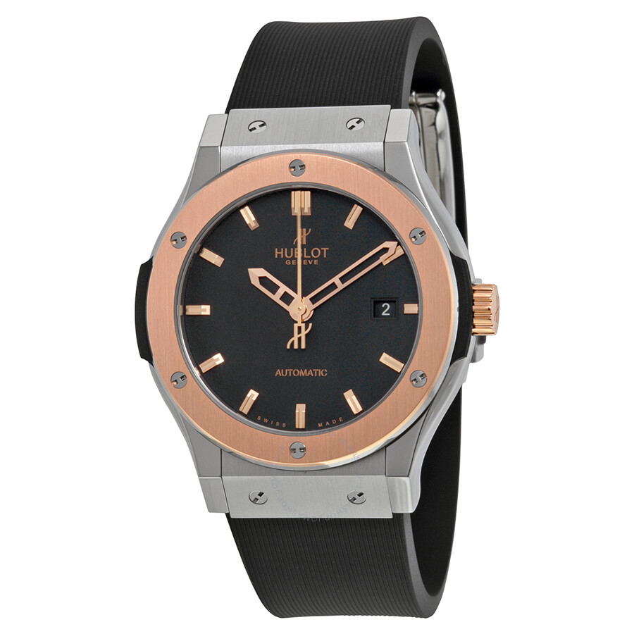 Replica Hublot Classic Fusion Automatic Black Dial Men's Watch 542NO1180RX