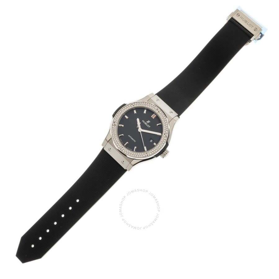 Replica Hublot Classic Fusion Automatic Diamond Black Dial Men's Watch 542.NX.1171.RX.1104 - Image 3