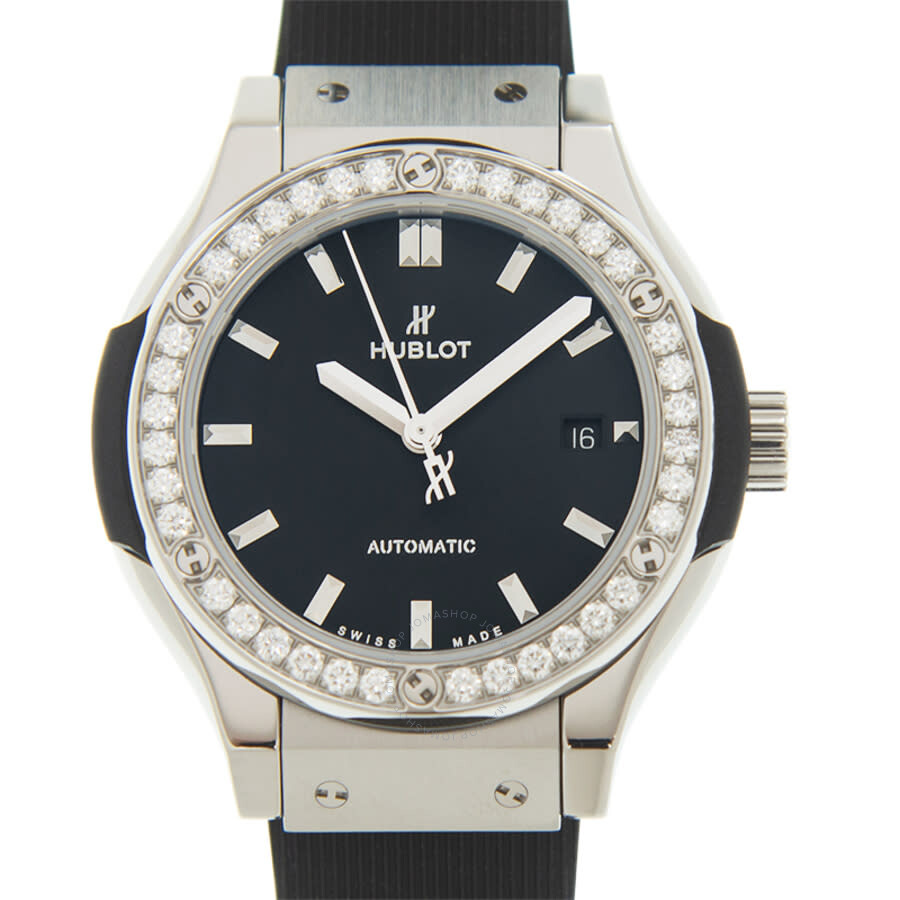Replica Hublot Classic Fusion Automatic Diamond Ladies Watch 582.NX.1170.RX.1204