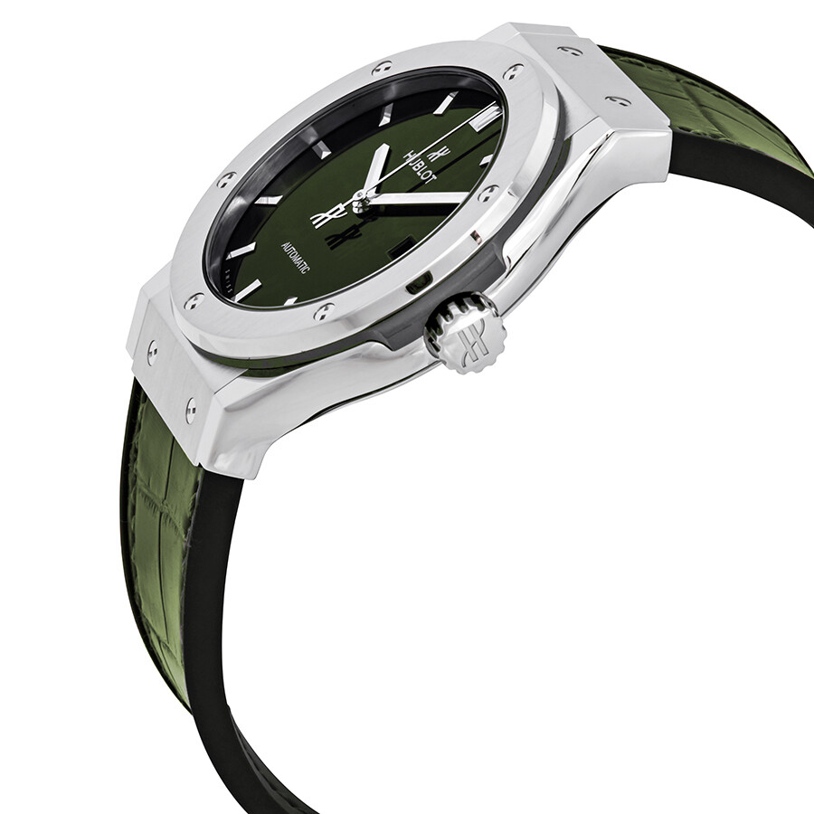 Replica Hublot Classic Fusion Automatic Green Dial Men's Watch 542.NX.8970.LR - Image 2