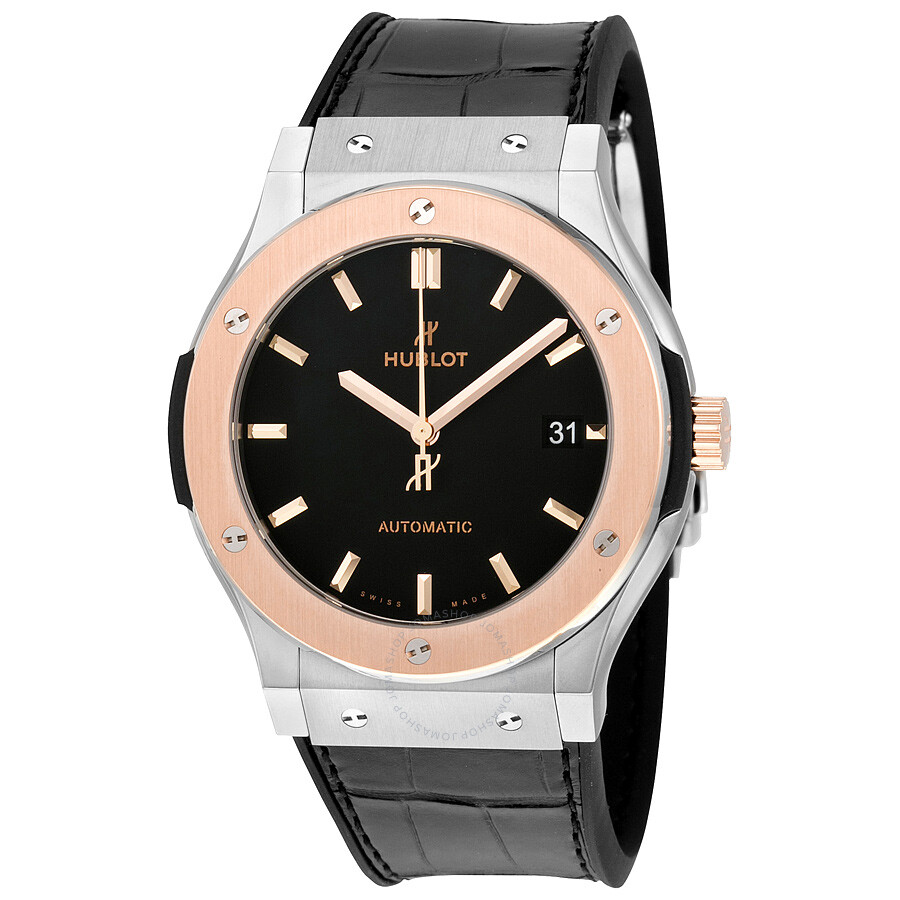 Replica Hublot Classic Fusion Automatic Matte Black Dial Men's Watch 511.NO.1181.LR