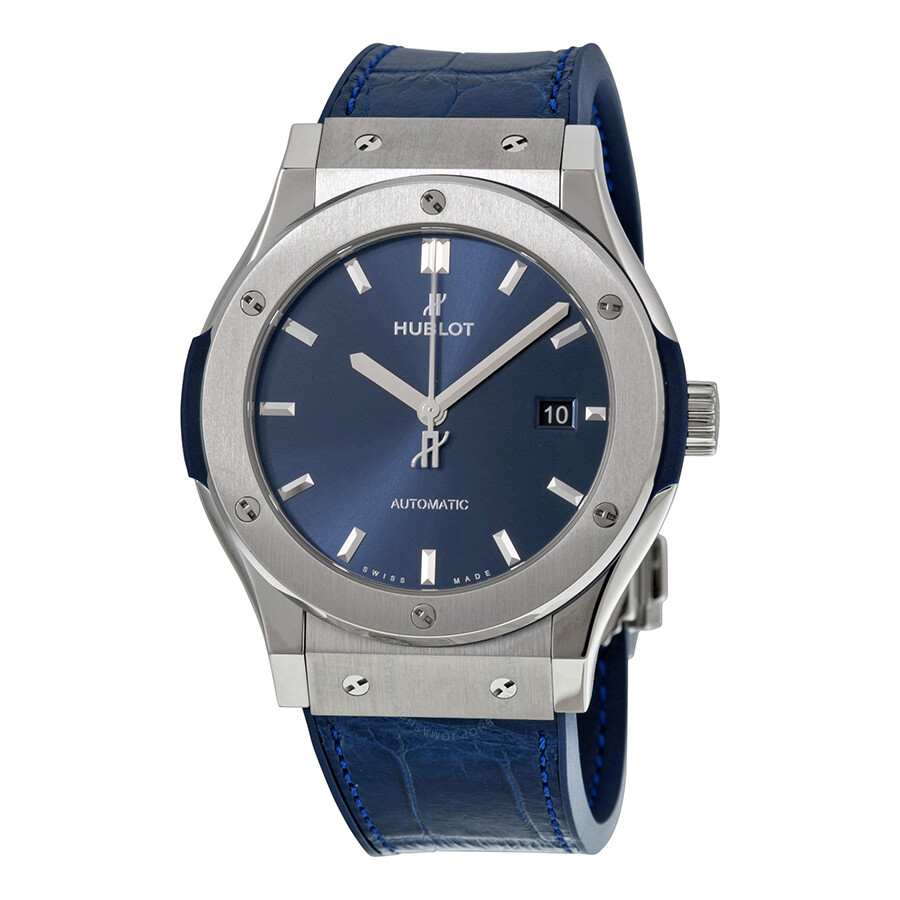 Replica Hublot Classic Fusion Automatic Blue Dial Men's Watch 542.NX.7170.LR