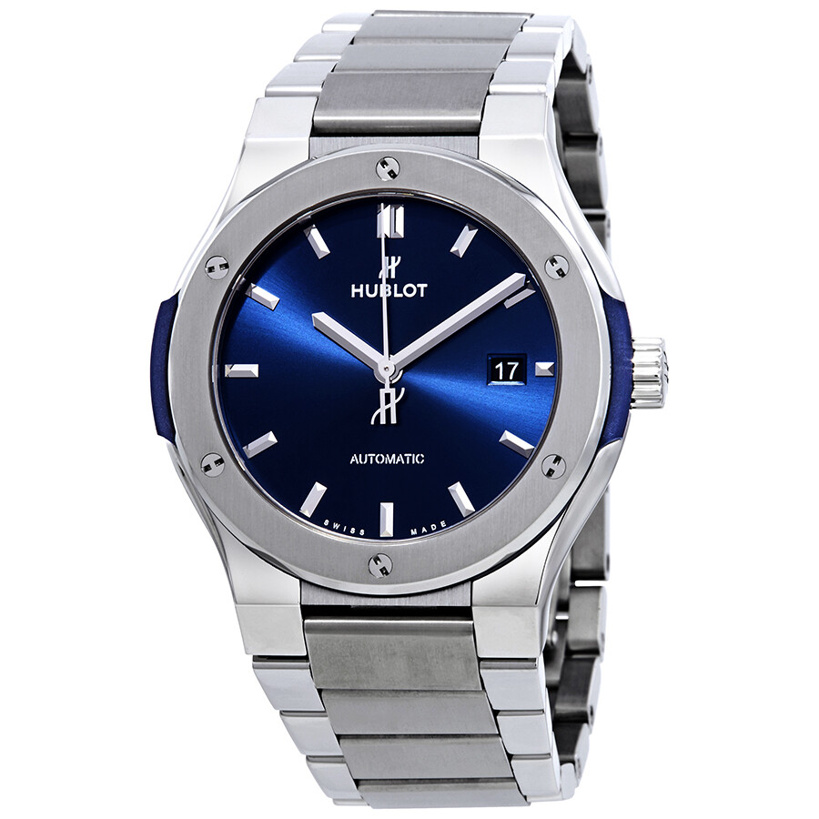 Replica Hublot Classic Fusion Automatic Blue Dial Men's Watch 548.NX.7170.NX