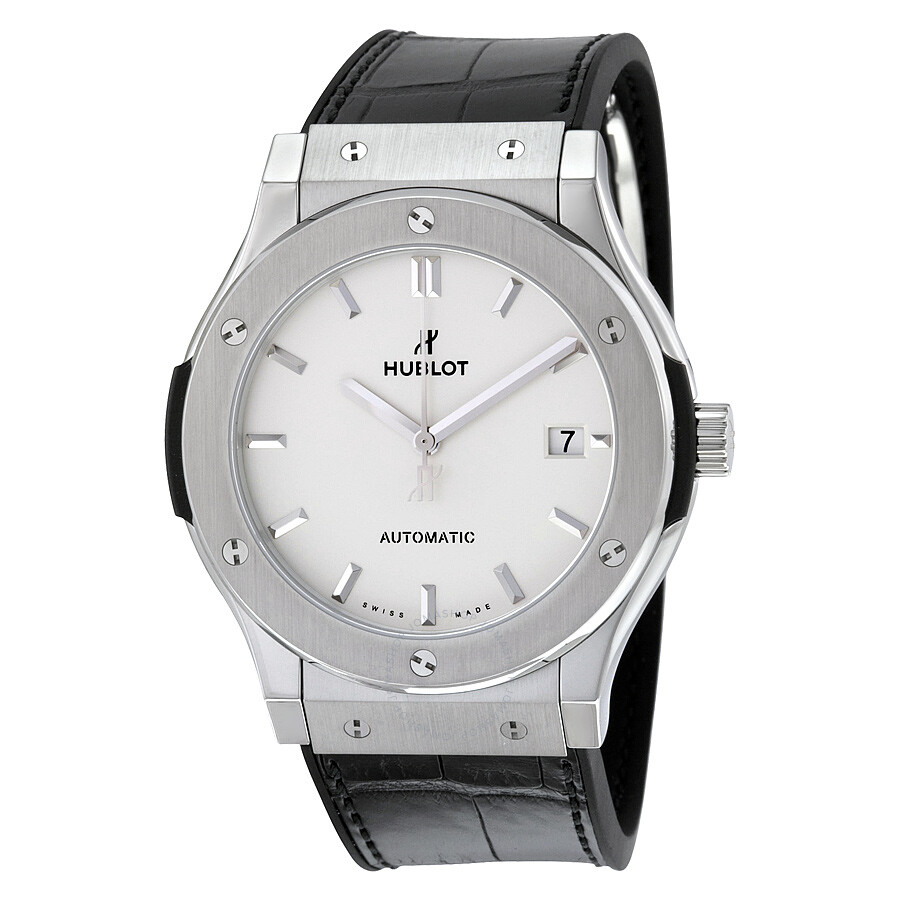 Replica Hublot Classic Fusion Automatic Opaline Dial Titanium 45 MM Men's Watch 511.NX.2611.LR