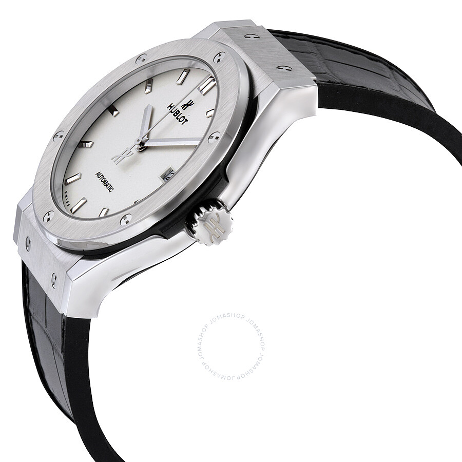 Replica Hublot Classic Fusion Automatic Opaline Dial Titanium Men's Watch 542.NX.2611.LR - Image 2