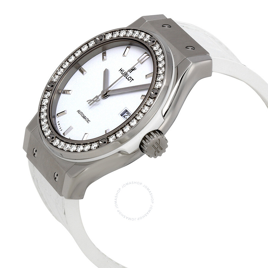 Replica Hublot Classic Fusion Automatic White Dial Ladies Watch 542.NE.2010.LR.1204 - Image 2