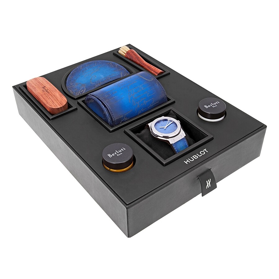 Replica Hublot Classic Fusion Automatic Limited Berluti Blue Men's Watch 511.NX.050B.VR.BER16 - Image 4