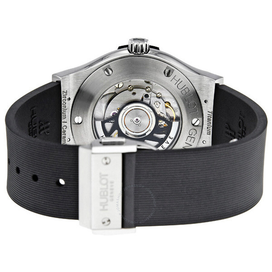 Replica Hublot Classic Fusion Black Dial Automatic Rubber Strap Men's Watch 542.ZM.1170.RX - Image 3