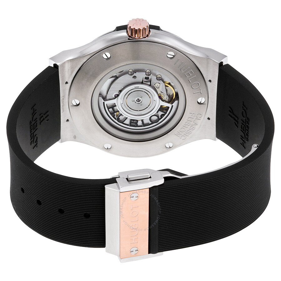 Replica Hublot Classic Fusion Black Dial Black Rubber Men's Watch 511.NO.1181.RX - Image 3