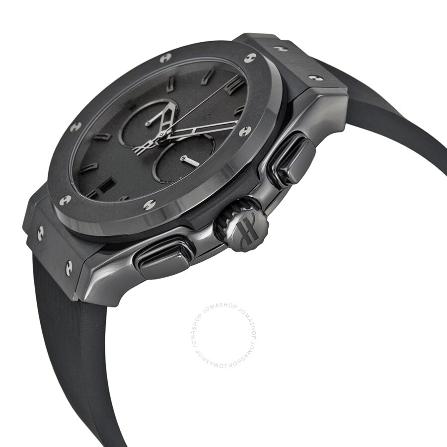 Replica Hublot Classic Fusion Black Dial Black Rubber Men's Watch 541.CM.1110.RX - Image 2