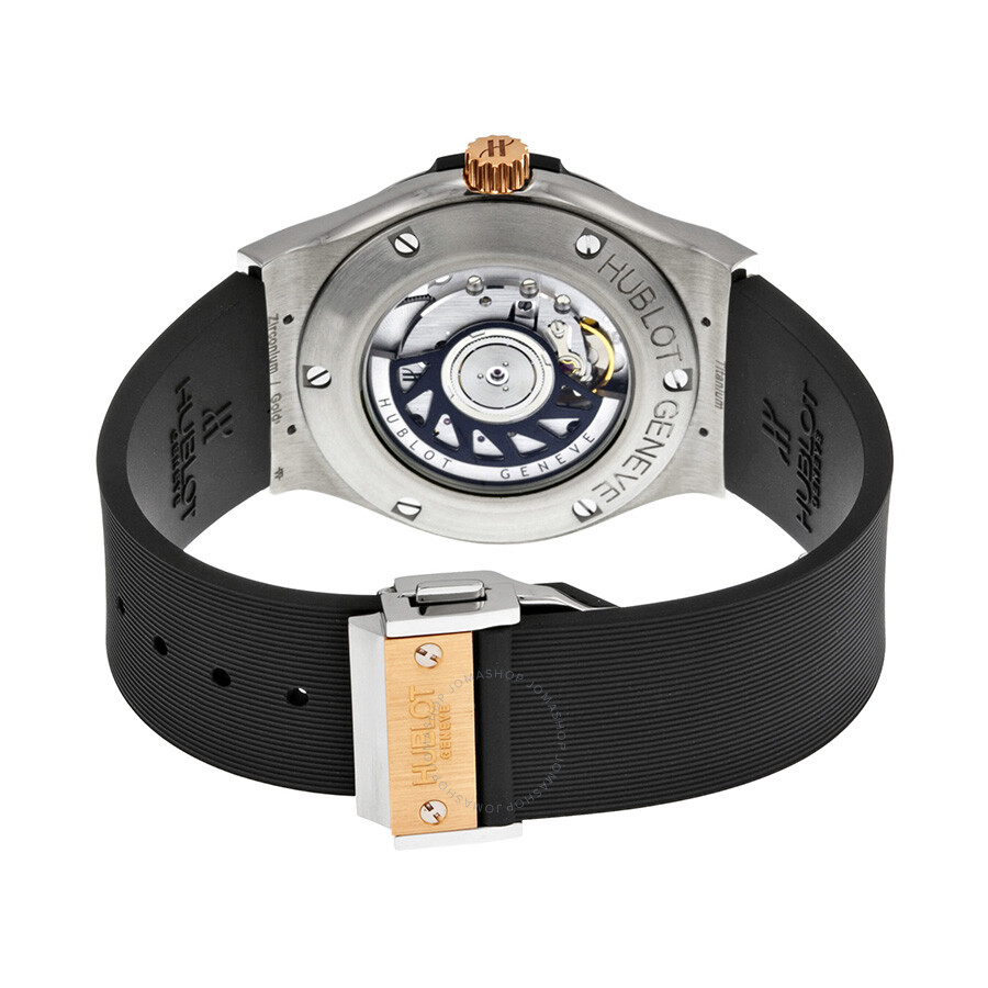 Replica Hublot Classic Fusion Black Dial Rubber Men's Watch 542.ZP.1180.RX - Image 3