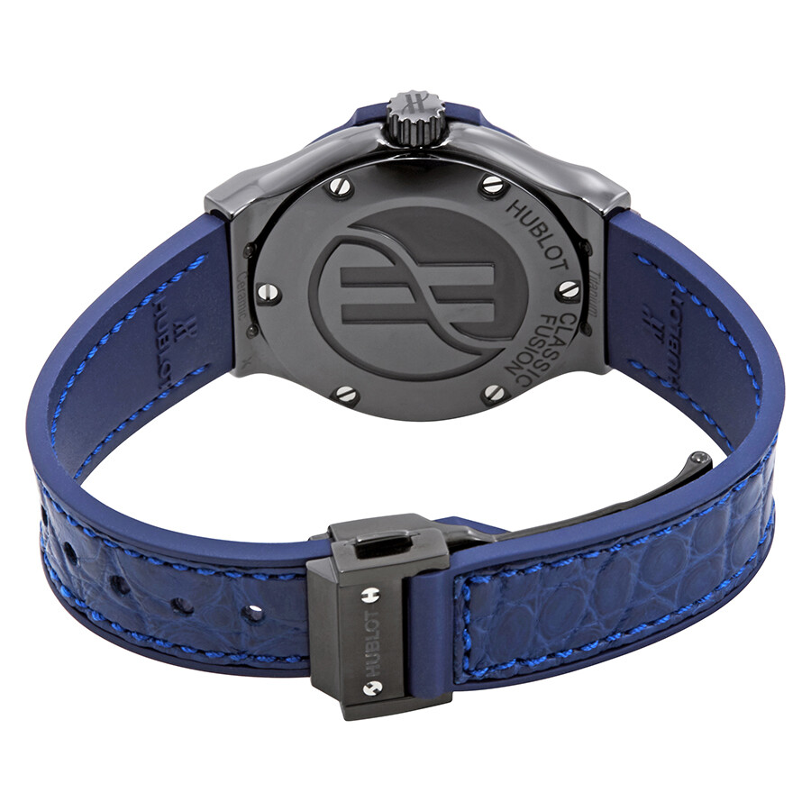 Replica Hublot Classic Fusion Blue Dial Ladies Watch 581.CM.7170.LR - Image 3