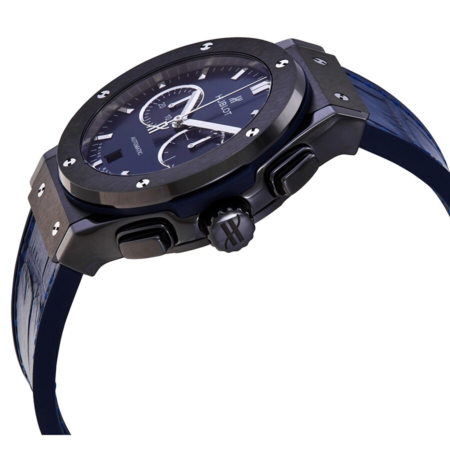 Replica Hublot Classic Fusion Blue Sunray Dial Automatic Men's Chronograph Watch 541.CM.7170.LR - Image 2