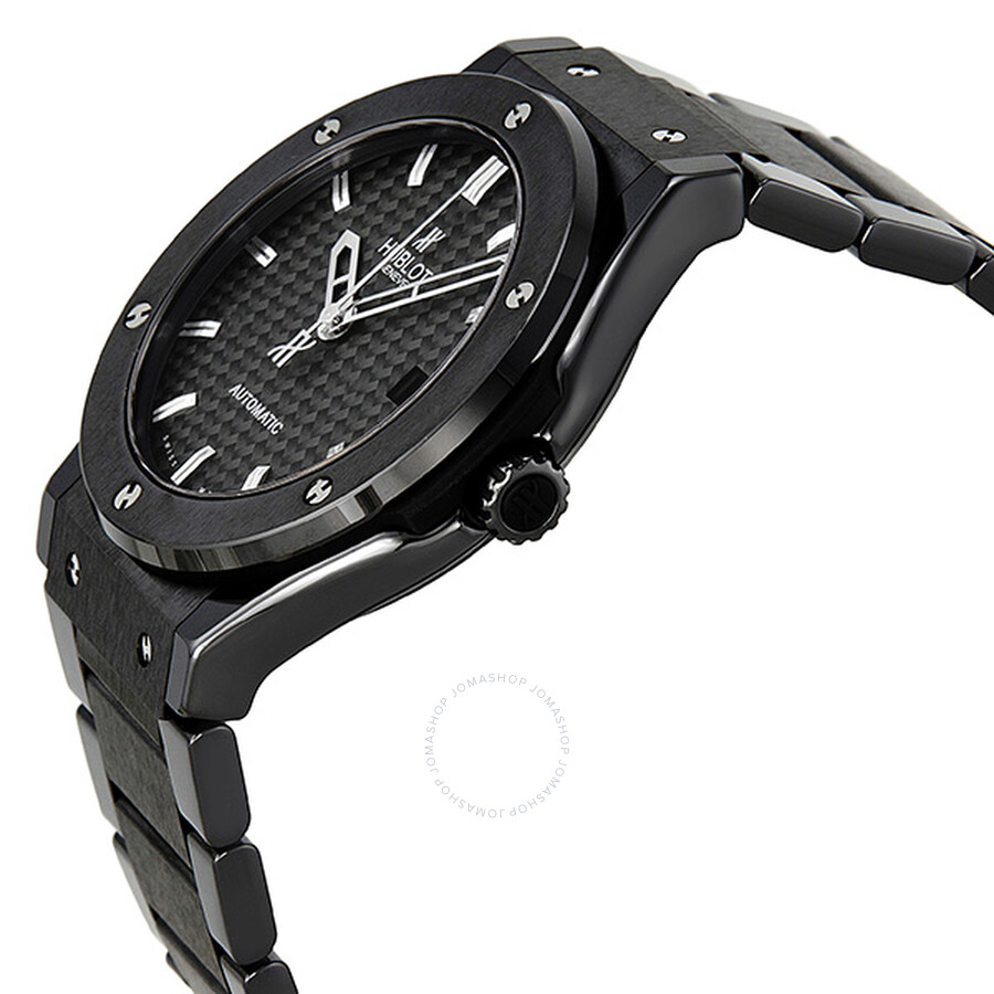 Replica Hublot Classic Fusion Carbon Fiber Dial Black Ceramic Men's Watch 511CM1770CM - Image 2
