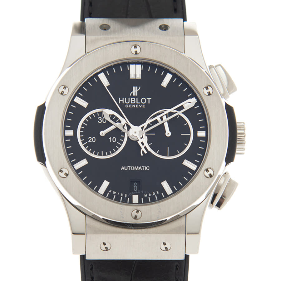 Replica Hublot Classic Fusion Chronograph Automatic Black Dial Men's Watch 541.NX.1170.LR