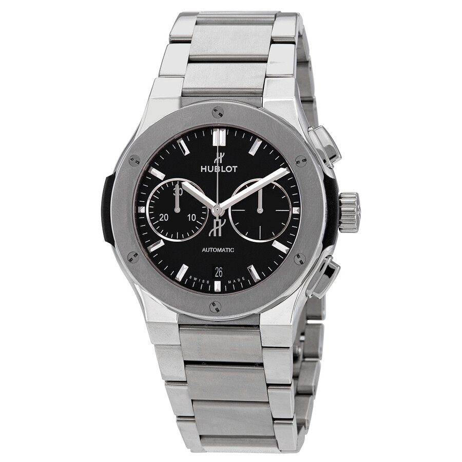 Replica Hublot Classic Fusion Chronograph Automatic Black Dial Watch 540.NX.1170.NX