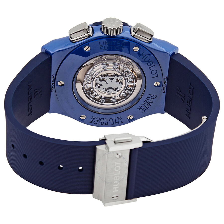 Replica Hublot Classic Fusion Chronograph Automatic Blue Dial Limited Edition Men's Watch 521.EX.7179.RX.CFC19 - Image 3