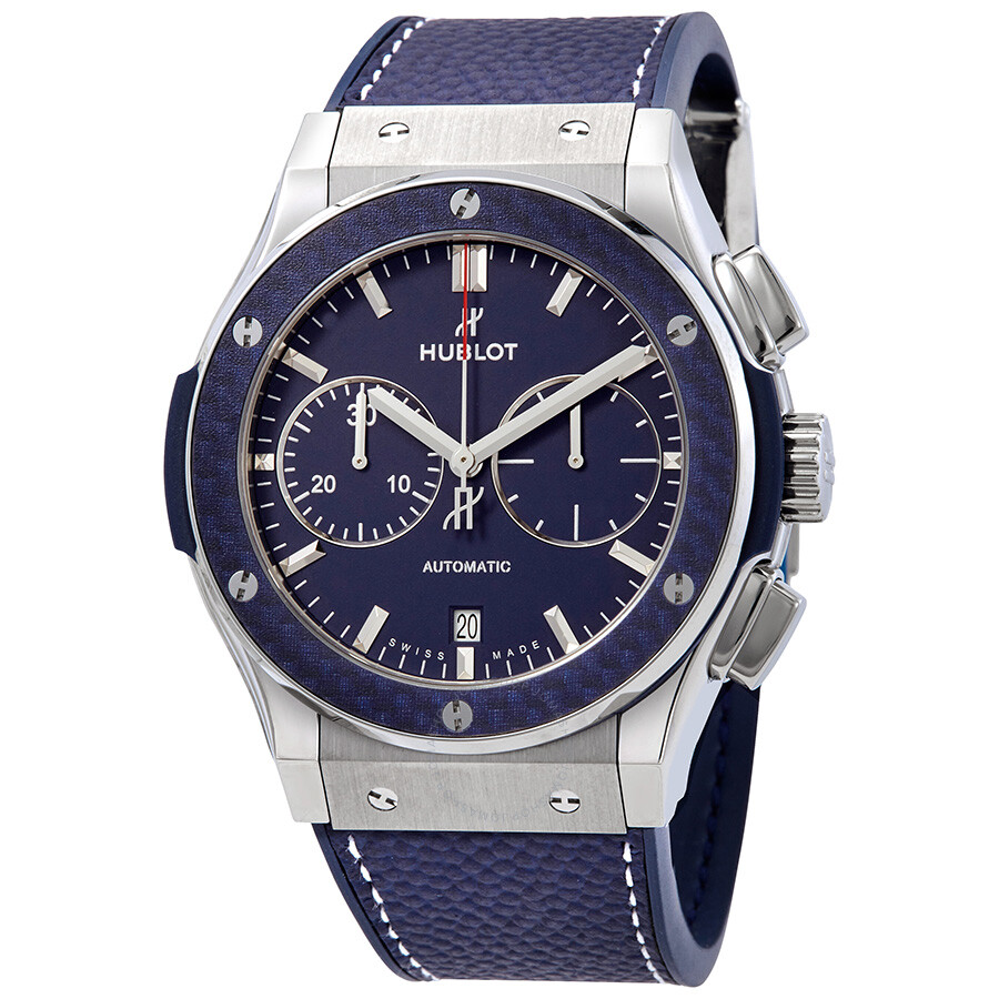 Replica Hublot Classic Fusion Chronograph Automatic Blue Dial Men's Watch 521.NQ.5170.VR.NYG17