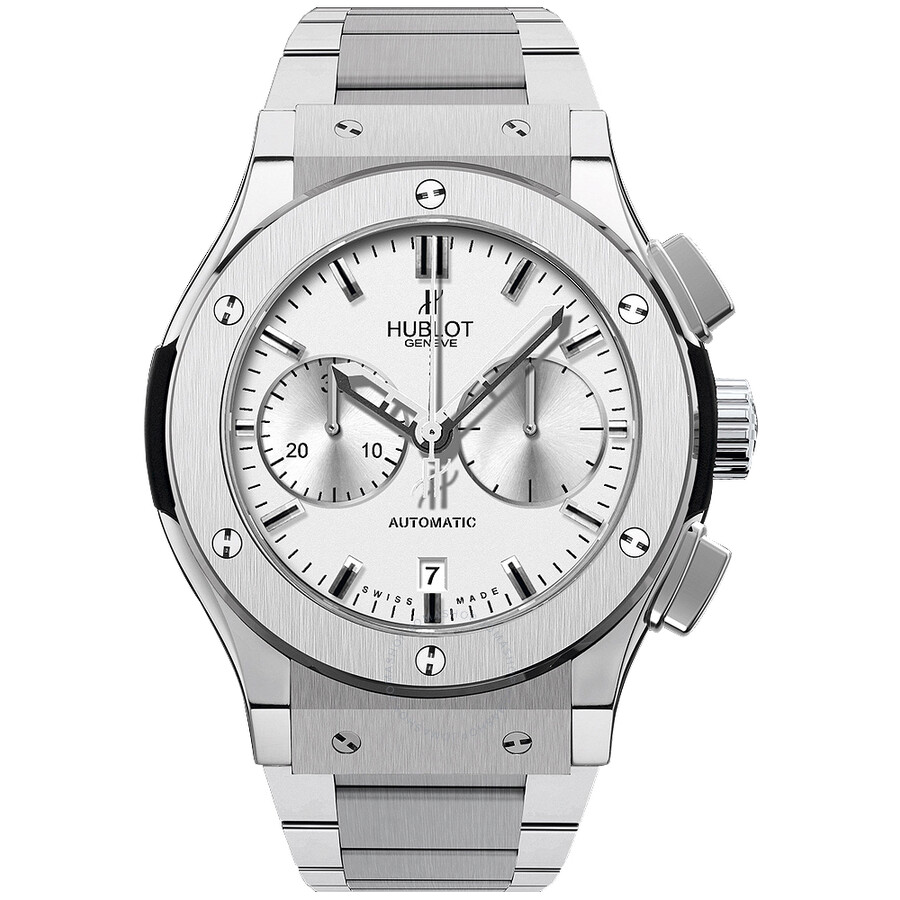 Replica Hublot Classic Fusion Chronograph Automatic Silver Dial Men's Watch 520.NX.2610.NX